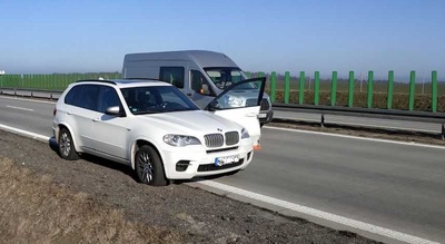 odzyskane BMW X5 