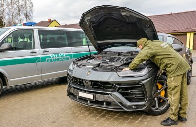 zabezpieczone lamborgini 