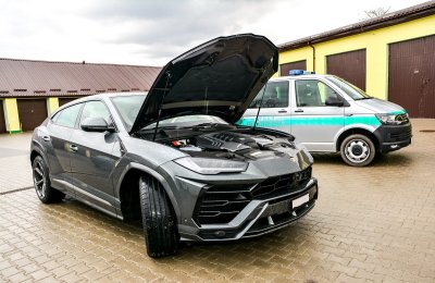 zabezpieczone lamborgini 