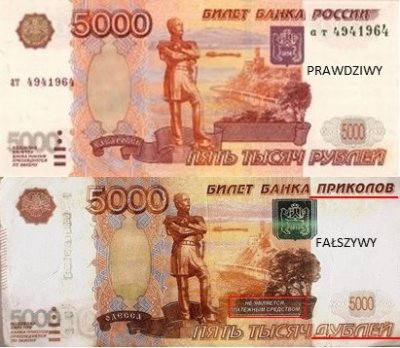 Zatrzymany za posiadanie fałszywych banknotów