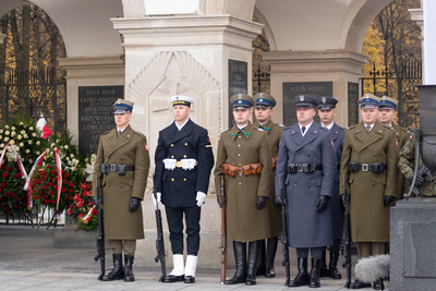 uroczystości przed Grobem Nieznanego Żołnierza 