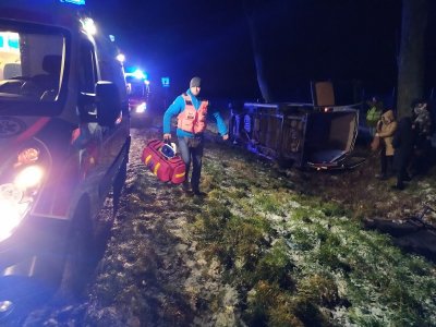 Ratowali w drodze na szkolenie z pierwszej pomocy 