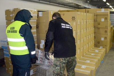 Rekordowy przemyt papierosów udaremniony na przejściu granicznym w Kuźnicy 