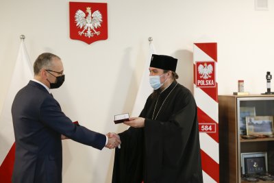 Odznaka Pamiątkowa Prawosławnego Ordynariatu Wojska Polskiego dla Komendanta Głównego Straży Granicznej