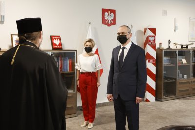 Odznaka Pamiątkowa Prawosławnego Ordynariatu Wojska Polskiego dla Komendanta Głównego Straży Granicznej