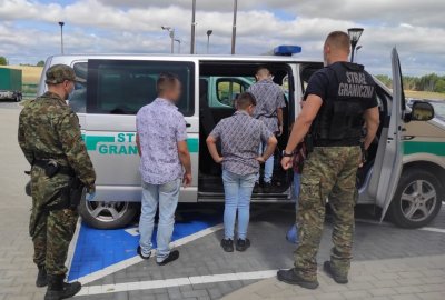 Nielegalni imigranci na granicy polsko-białoruskiej 