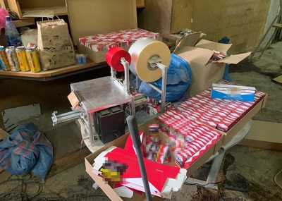 Zabezpieczona krajalnica tytoniu