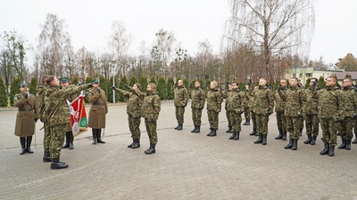 Ślubowanie nowo przyjętych funkcjonariuszy z Nadbużańskiego OSG 