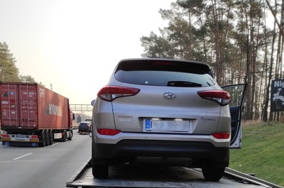Skradziony Hyundai Tucson 