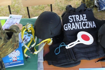 Stoisko promocyjne Morskiego Oddziału SG 