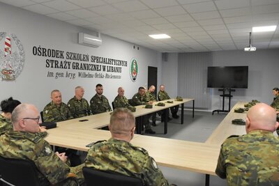 Spotkanie z Komendantem Nadodzańskiego Oddziału SG 