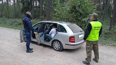 Zatrzymanie nielegalnych migrantów 