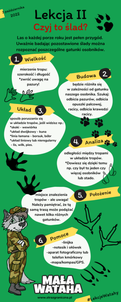 Lekcja II. Czyj to ślad? Lekcja II. Czyj to ślad?