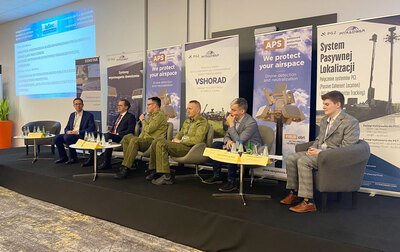 Dyrektor BŁiI KGSG oraz przedstawiciele KGSG w czasie Międzynarodowej Konferencji i Wystawy Bezpieczeństwa Granic InSec 2023 