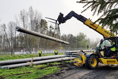 Ruszyły prace przy instalacji bariery elektronicznej na granicy z Rosją 