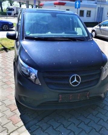 Odzyskany skradziony Mercedes 