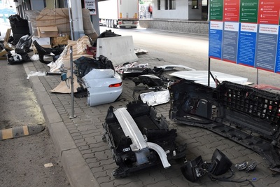 Ujawnione części samochodowe 