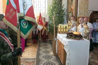 Uroczystość nadania imienia Powstańców Styczniowych Placówce SG w Bobrownikach 