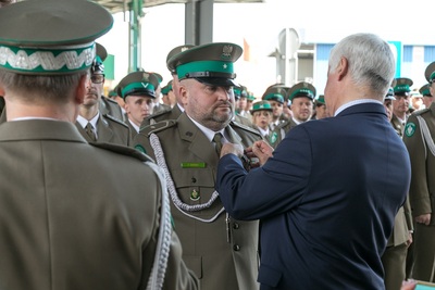 Uroczystość nadania imienia Powstańców Styczniowych Placówce SG w Bobrownikach 