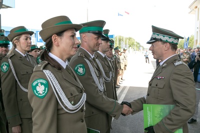 Uroczystość nadania imienia Powstańców Styczniowych Placówce SG w Bobrownikach 
