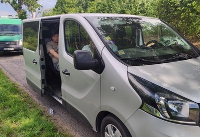 Kontrolowany bus, którym, podróżowali cudzoziemcy 