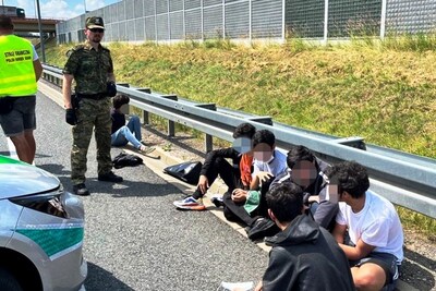 Zatrzymani cudzoziemcy 