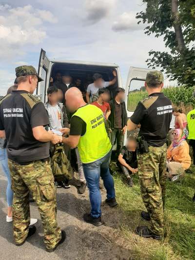 Zatrzymanie 18 obywteli Syrii 