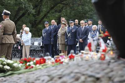 Uroczystości na Cmentarzu Powstańców Warszawy 