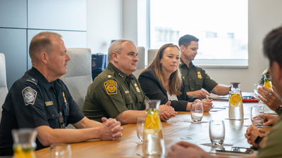 Spotkanie Komendanta Głównego Straży Granicznej z Wiceszefem Służby Granicznej Stanów Zjednoczonych 