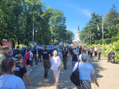 Pielgrzymka Straży Granicznej na Jasną Górę 