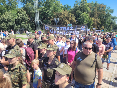 Pielgrzymka Straży Granicznej na Jasną Górę 