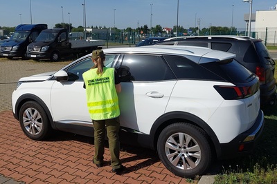 Poszukiwany Peugeot zabezpieczony w Zosinie 