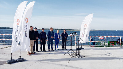 Briefing prasowy w związku z przekazaniem Straży Granicznej tymczasowych pomieszczeń do pełnienia służby związanej z ochroną Terminala LNG 