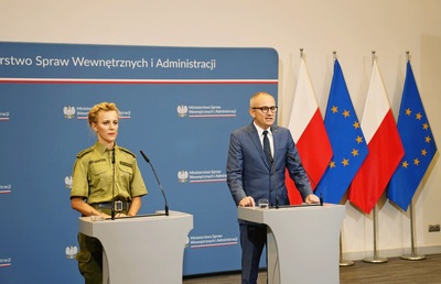 Briefing prasowy wiceministra Błażeja Pobożego dotyczący filmu „Zielona Granica” 
