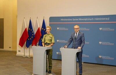Briefing prasowy wiceministra Błażeja Pobożego dotyczący filmu „Zielona Granica” 