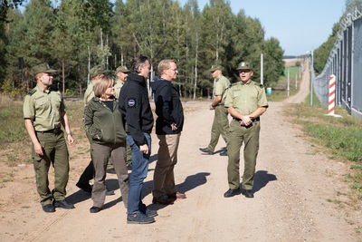 Szef Agencji Frontex z wizytą na polsko-białoruskiej granicy 