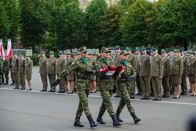 Pożegnanie sztandaru Centralnego Ośrodka Szkolenia SG 