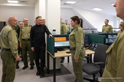 Uruchomienie bariery elektronicznej na granicy polsko-rosyjskiej 