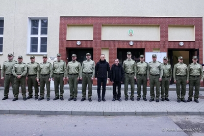Uruchomienie bariery elektronicznej na granicy polsko-rosyjskiej 