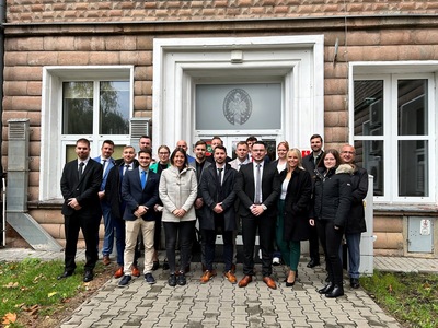Wizyta delegacji niemieckiej w Komendzie Głównej SG i Nadwiślańskim Oddziale SG 
