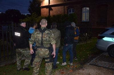 Zatrzymania nielegalnych migrantów 