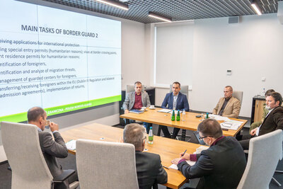 Wizyta delegacji fińskiej Straży Granicznej w KGSG 