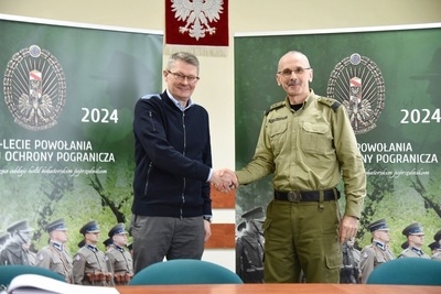 Wizyta delegacji fińskiej Straży Granicznej w POSG 