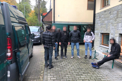 Zatrzymani cudzoziemcy 