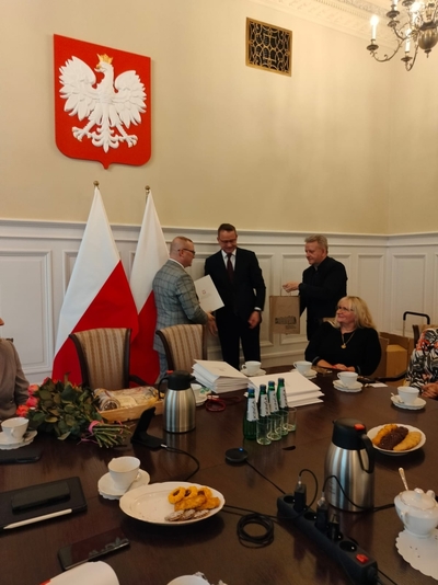 Podziękowania dla mjr. SG Tomasza Nowaka 