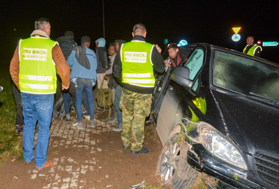 Zatrzymanie nielegalnych migrantów 