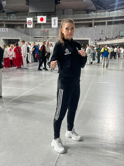 sierż. szt. SG Beatę Szulak podczas International Friendship Elite Karate Championships 2023 