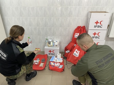 Pomoc humanitarna na granicy 
