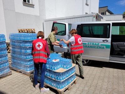 Pomoc humanitarna na granicy 