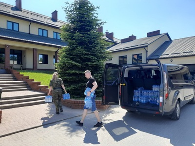 Pomoc humanitarna na granicy 